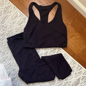 Zella Women's Plum Sports Bra and Leggings Set